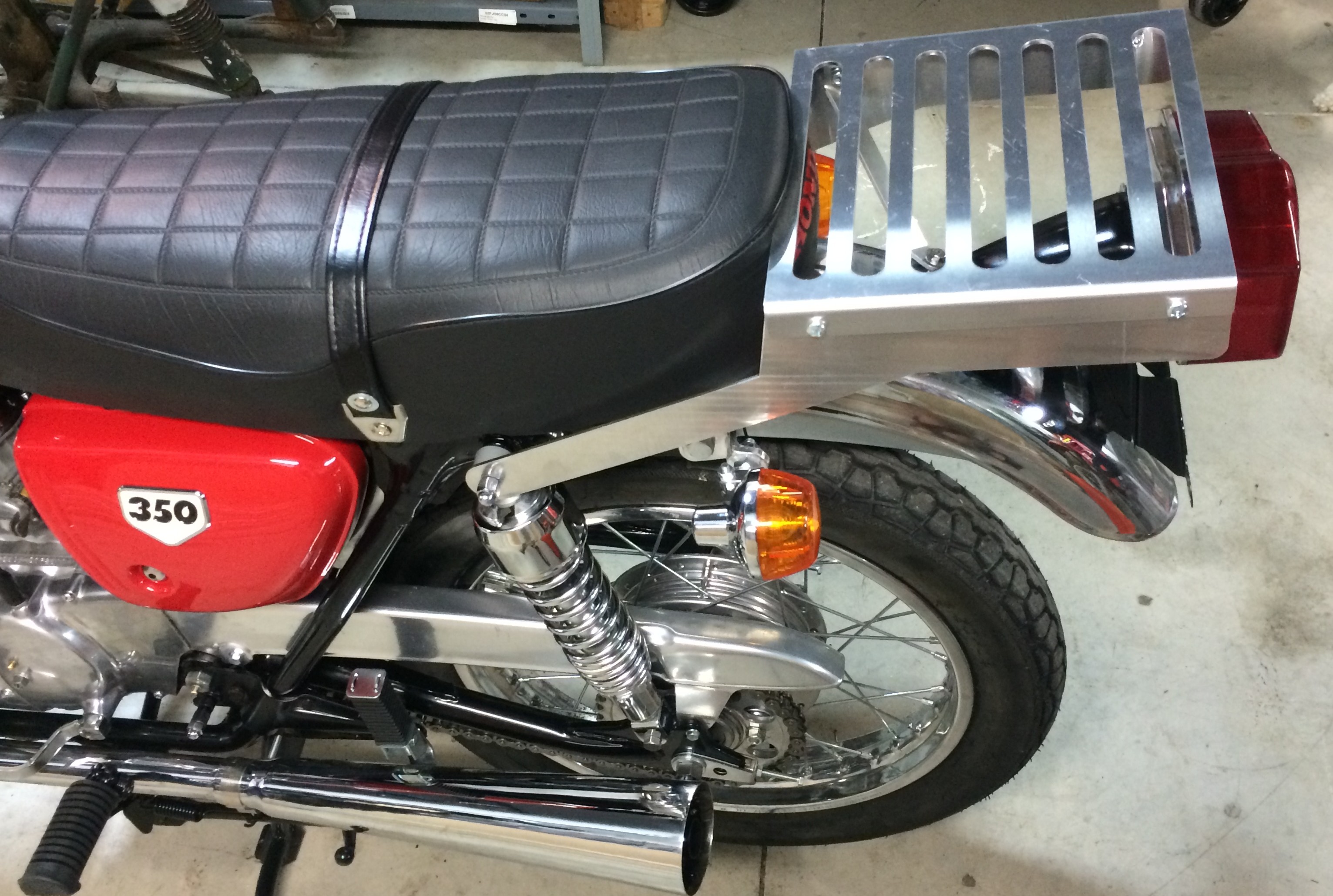 Honda cl350 luggage rack #3