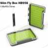 Fly Fishing Box Flies Case Waterproof Fly Lure Box Deep Slot for Hooks Midge Nymphs Streamers Dries Bead and so on 