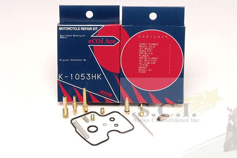 MOTOFDB Carburetor Rebuild Kit (4 Sets) For Honda CB600F 2004-2006, CBR600F2 1991-1994, CB1000