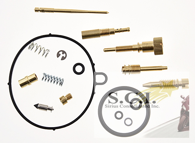 KAWASAKI KLX110 KEYSTER CARBURETOR REBUILD REPAIR KIT 2002 - 2007