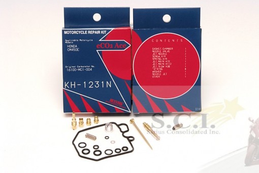 HONDA CM450 E CM450C  NIGHTHAWK KEYSTER CARBURETOR REBUILD REPAIR KIT 1982
