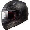 LS2 RAPID CRYPTO MATTE BLACK LARGE HELMET CLEAR OUT