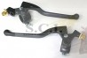 DOG LEVER LEVER SET WITH PERCHES BRAKE AND CLUTCH with 10mm mirror mounts